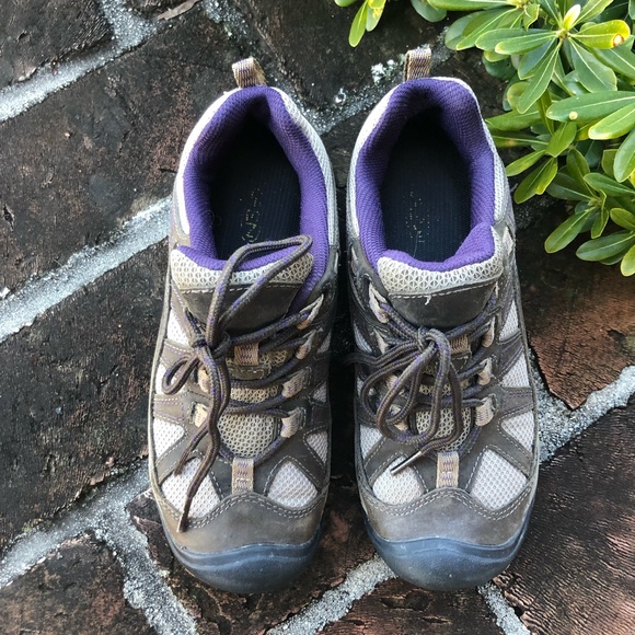 Keen "PALISADES" brown & Gray Trail hiking shoe size 6 - Picture 2 of 8